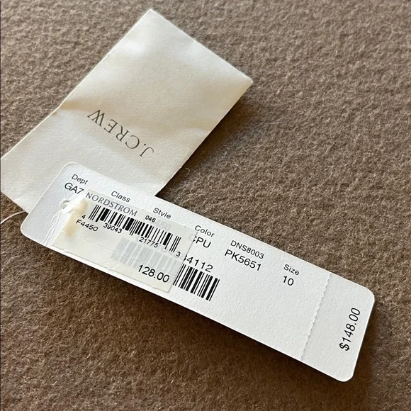 J.Crew NWT Rhodes Italian Wool Pink Trousers- Size 10 - Picture 6 of 14